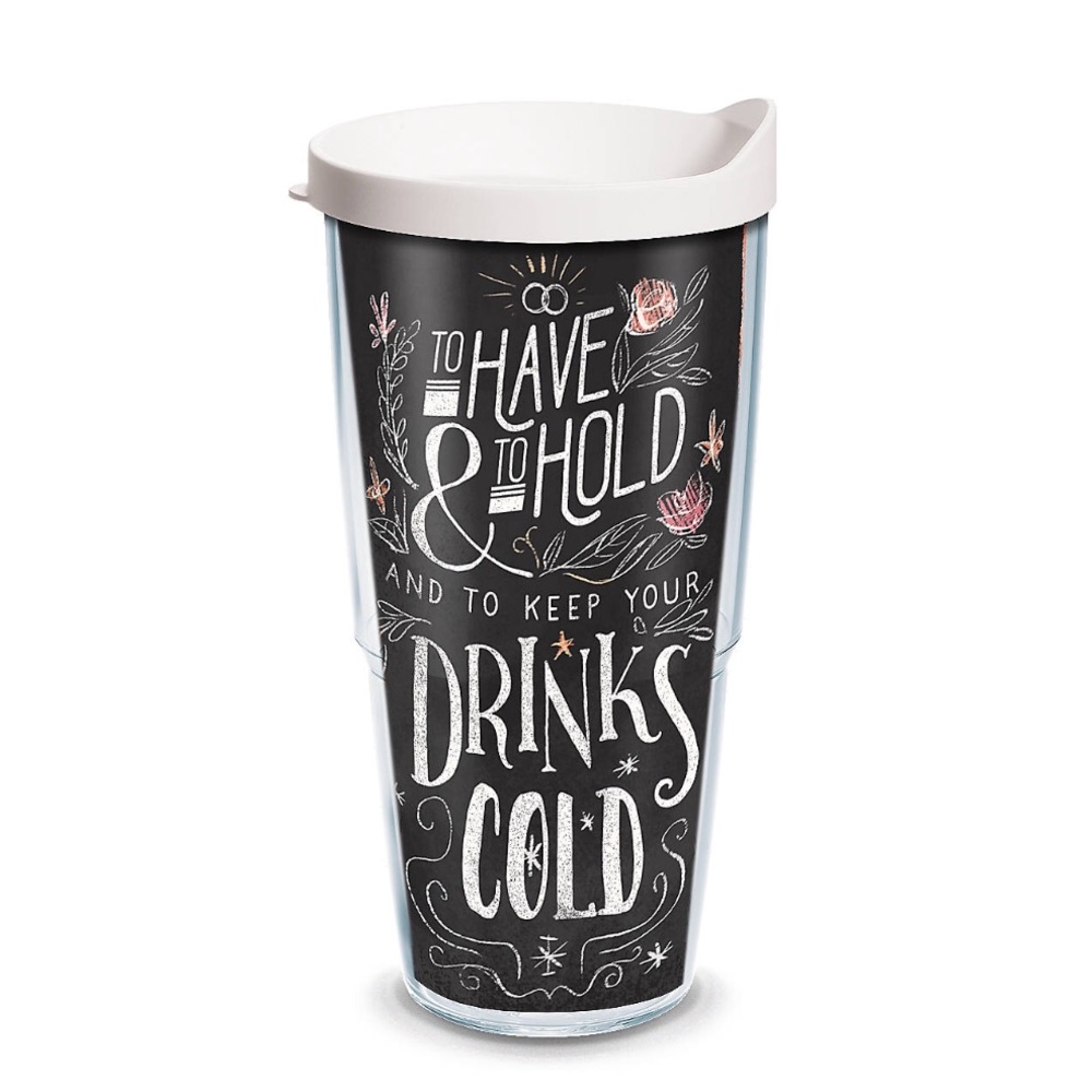 3 “To Have and To Hold” Tervis Tumblers with lids